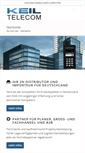 Mobile Screenshot of keil-telecom.de